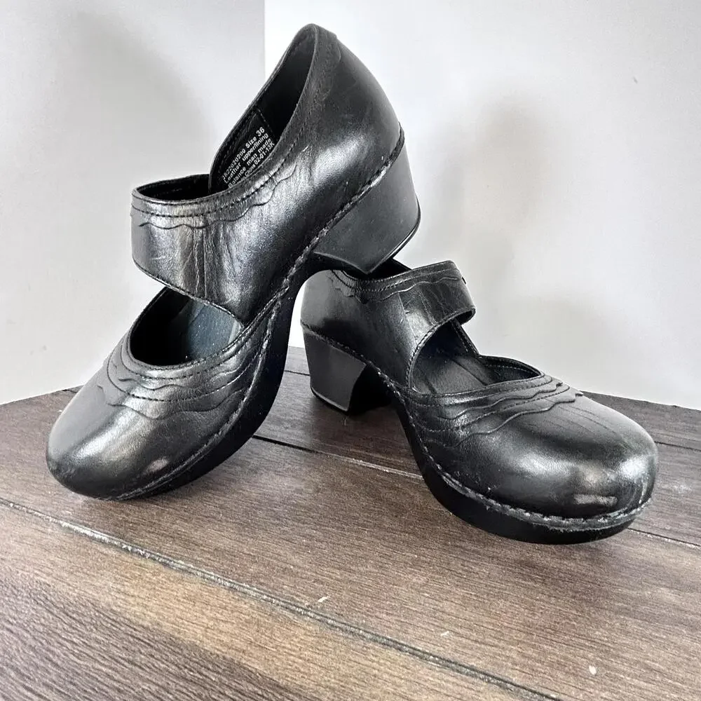 Dansko Black Mary Jane's Women's‎ size 36